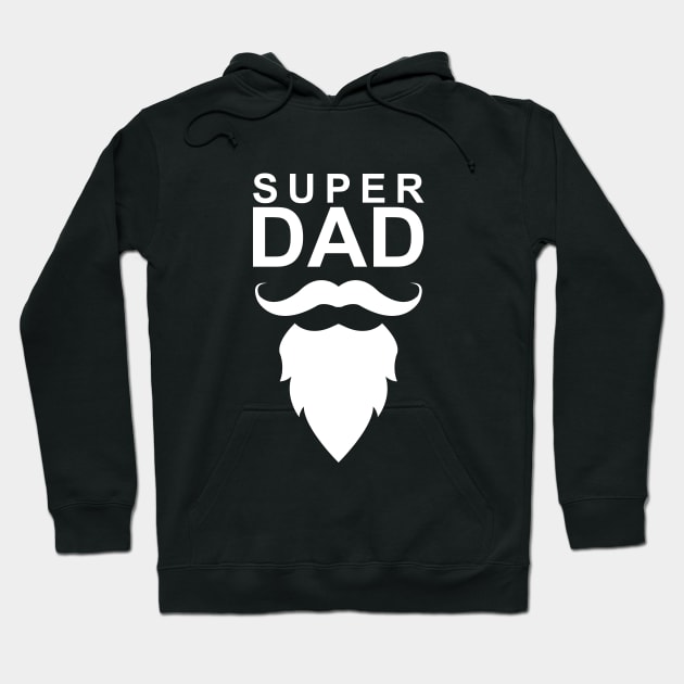 Father's Day - Super Dad Hoodie by EraserArt